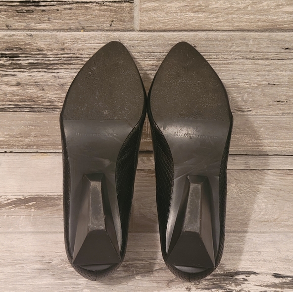 Unique Asymmetric United Nude Leather Heel Ankle Boots - Picture 7 of 14